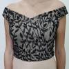 Crop top δαντέλα χαμόγελο
