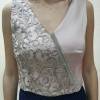 Crop top σατέν